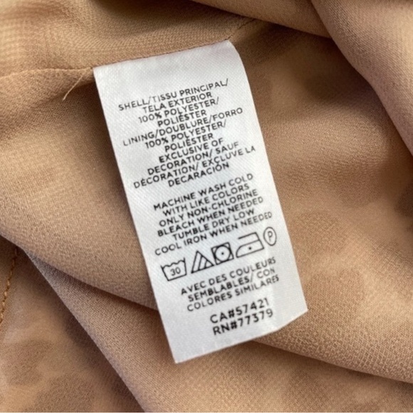 Ann Taylor~Leopard Print Lace Trim Cami - Picture 3 of 5